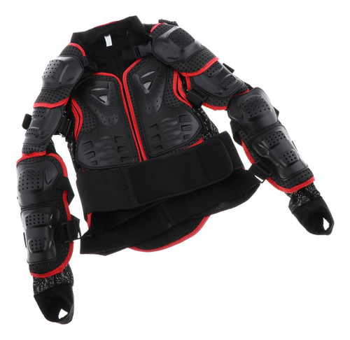 Motorcycle Jacket Mesh, Motocross Atv Guard Negro + Rojo L