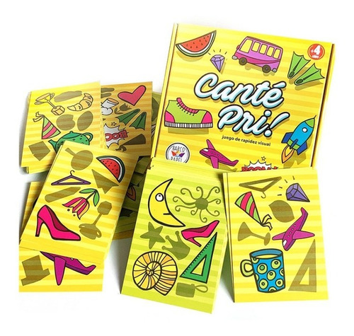 Imagen 3 de 3 de Juego Mesa Niños Cante Pri Rapidez Visual Barcodepapel