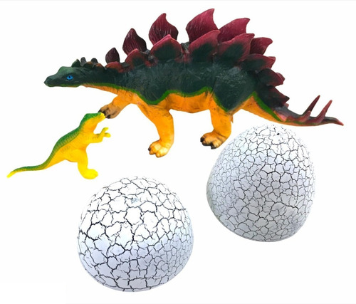 Dinosaurio Estegosaurio Huevo Mega Toy 15cm Pce 6387 Bigshop