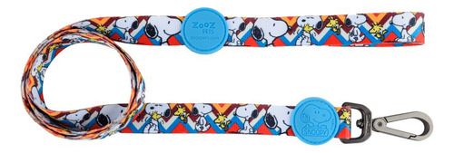 Guia Snoopy Zigzag Para Tamanho Pp - Coleira Para Cães