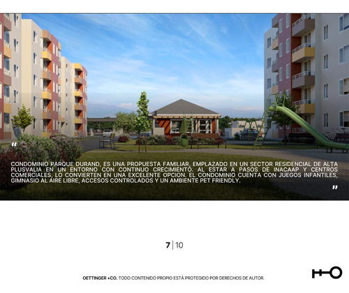 Departamento En Arriendo - Condominio Parque Durand