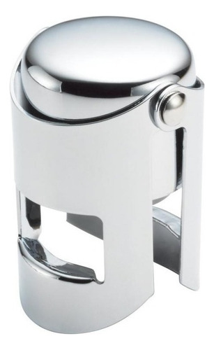 Tapa de corcho de acero inoxidable para botella de champán, prosecco y vino espumoso