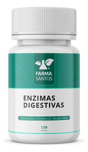 Enzimas Digestivas Pronta 120 Doses Sabor Sem Sabor