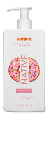Native Dunkin Shampoo Hidratante Strawberry Frosted 487ml