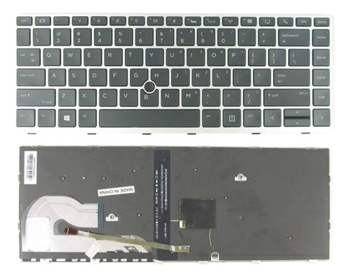 Teclado Hp Elitebook 840 G5 G6 Retroiluminado Silver