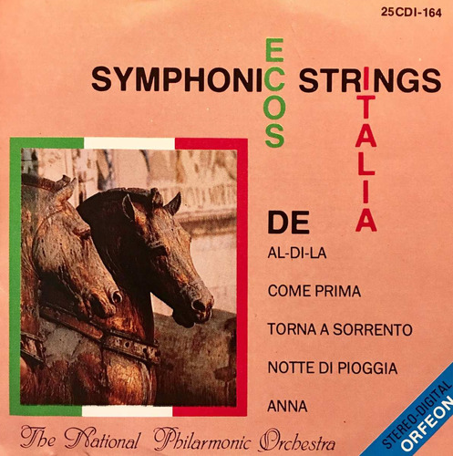 Cd Ecos De Italia Manuel Ponce Symphonic Strings
