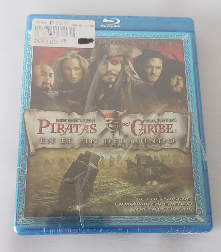 Piratas Del Caribe 3 - Blu-ray - Nueva Y Sellada