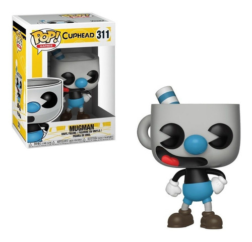 Boneco Mugman 311 Cuphead - Funko Pop