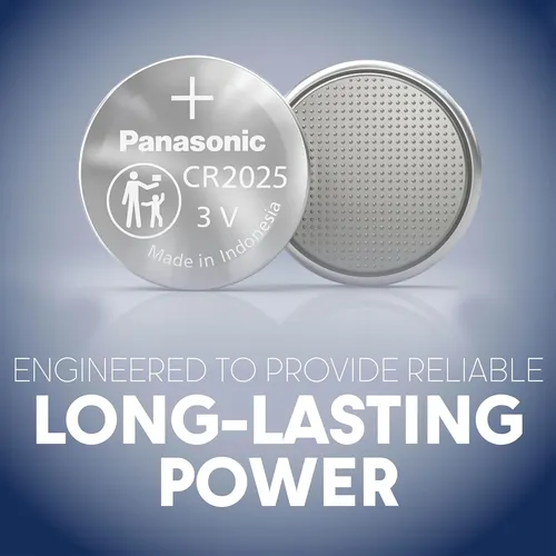 Panasonic Cr2025 - Pilas De Botón De Litio De 3 V De Larga D