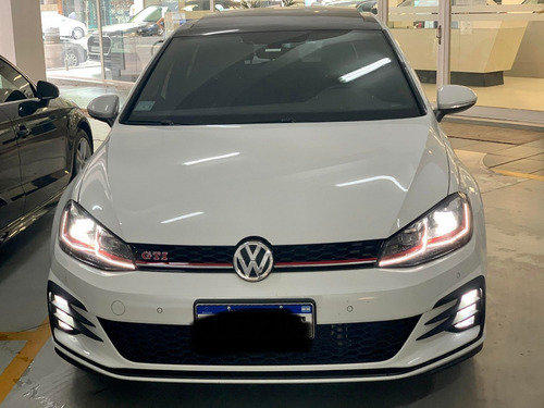 Volkswagen Golf Gti 2019 Connect + Cuero 8500kms Blanco