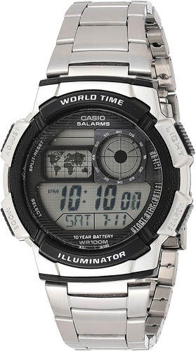 Reloj Casio Ae1000 Acero Caballero Sport Original Nuevo