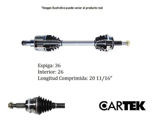 Flecha Delantera Der Vo V70 2002-2003 Ta L5 2.4t F/awd C/abs