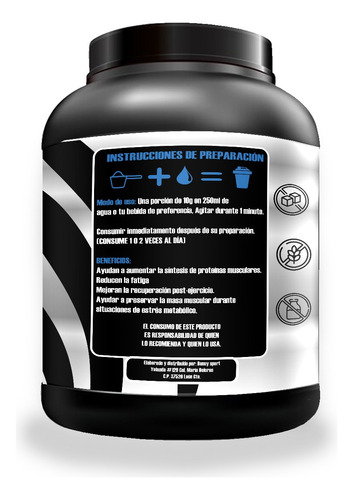 Aminoácidos Bcaas Depredador Protein 1 Kg Sabores 100 Serv Moras