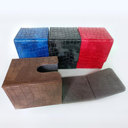 Tarjetero De Cuero Pu Card Deck Box Tcg Mtg Card For Juegos