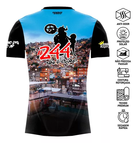 Camiseta 244 Não é Crime - Grau é Arte - Innove Sports