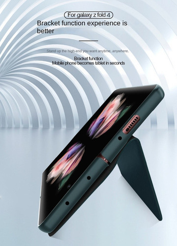 Estojo Com Inserção De Cartão Dividido Para Samsung Zfold5