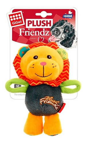 Juguete Peluche Gigwi Plush Friendz León Con Sonido Perros