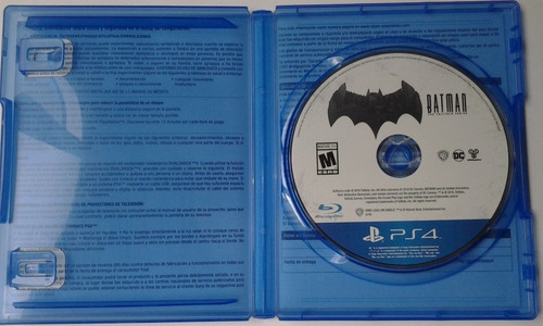 Ps4 Batman The Telltale Series $549 Disco Used Mikegamesmx (Usado)
