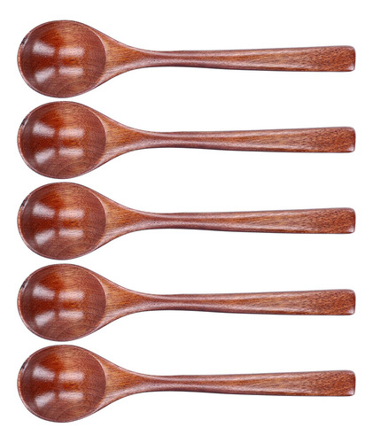 Cuchara Para Sopa De Madera Kitchen Tool, 5 Unidades, Con Ma