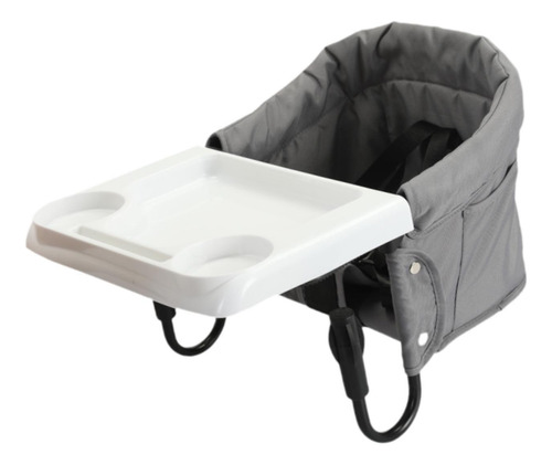 Suporte Flexível Para Cadeira Alta Em Mesa De Jantar Cinza