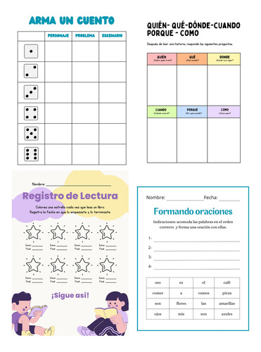 Kit Imprimible Planillas Didácticas De Emociones + Superkit