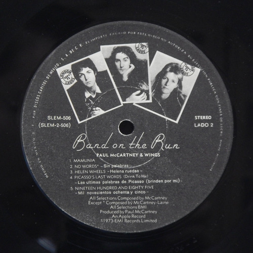 And Of The Run Wings Paul Mccartney 1973 Ca2