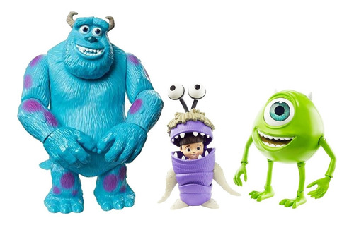 Monsters Inc Sulley Mike Wazowski Y Boo Mattel Glx80