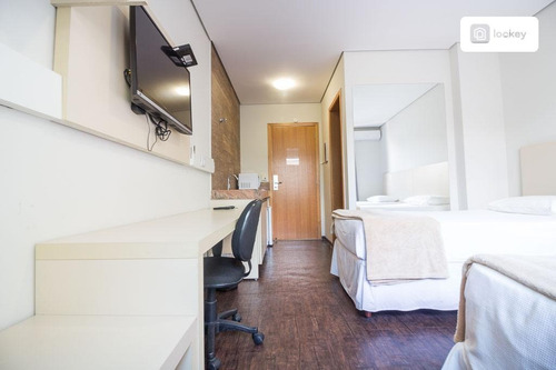 Imagem 2 de 11 de Aluguel De Flat Com 25m² E 1 Quarto - 1566
