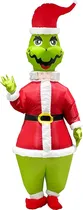 Comprar Disfraz Inflable De Grinch Santa Claus Monstruo Verde De Navidad Para Damas Hombres Mujer Adultos Unisex Envio Gratis