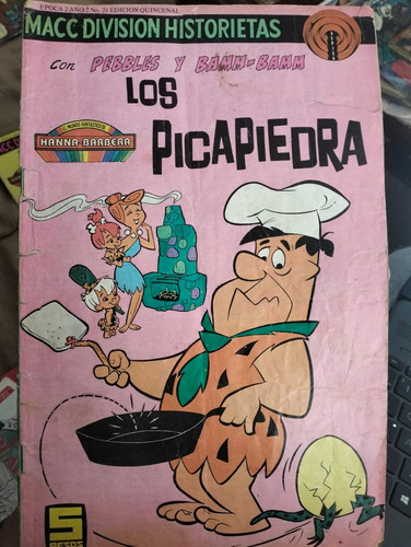 Los Picapiedra No.21 Comic Macc Division Año-1979