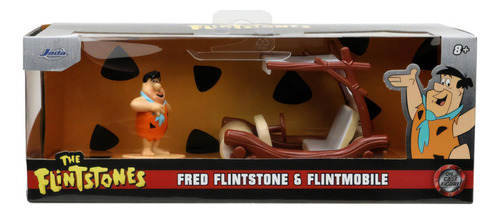 Jada 1:32 The Flintstone Picapiedras Fred Troncomovil 