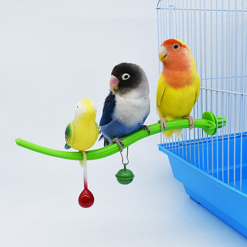 Pájaro Juguete Loro Rama Rama Rama De Jaula De Pájaros