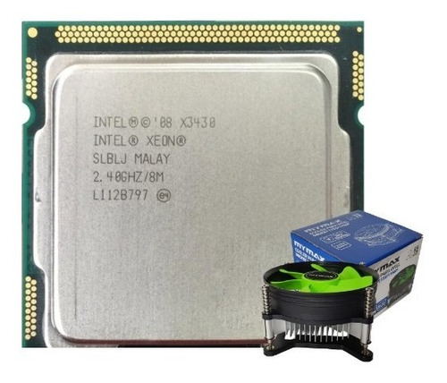 Processador Xeon X3430 = I7 870 + Cooler Dissipador Lga 1156