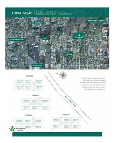 Imagem 18 de 18 de Apartamento À Venda No Bairro Dos Imigrantes - Criciúma/sc - 374