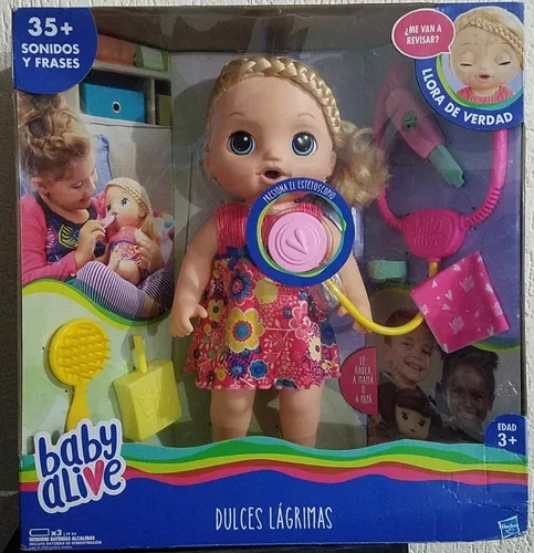 Variedad Gimnasta Cenar Muñeca Baby Alive Dulces Lagrimas Hasbro Original