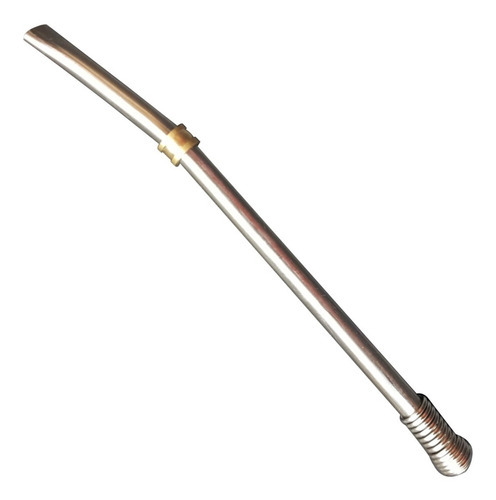 Bombilla Acero Inoxidable Con Virola X 3 Unidades