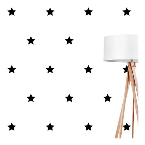 Adesivos Decorativos De Parede Estrelas 4cm 100 Unidades