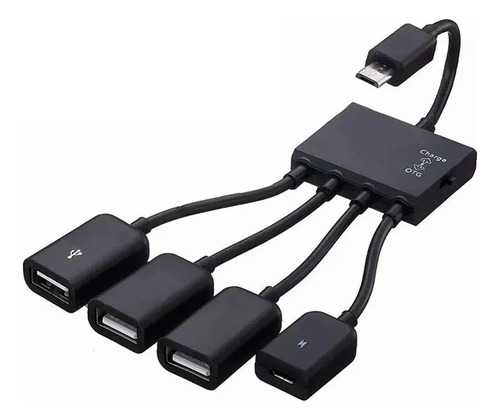 Otg Micro Usb Concentrador Para Teléfono Inteligente Tableta