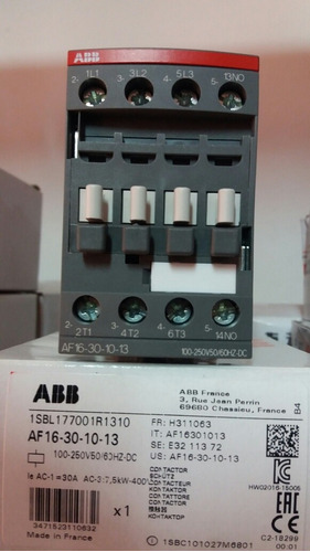 Contactor 16 Amp 110-220v  Abb
