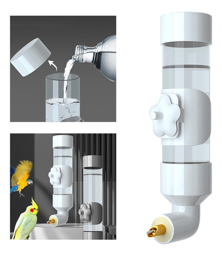 Alimentador Automático De Agua For Pájaros For Jaula, S