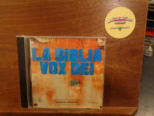 Vox Dei La Biblia Version Original Cd Rock