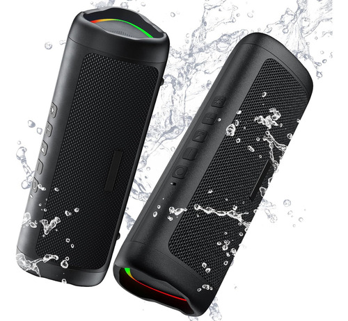 Altavoz Bluetooth, Altavoz Impermeable Ipx5 Con Sonido Hd, H 110v