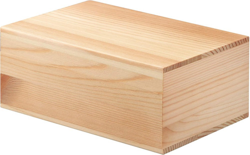 Caja De Almacenamiento De Madera De Pino Bandeja Enroll...