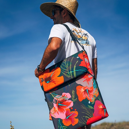 Imagen 3 de 10 de Reposera Plegable Chilly Diseño Hibiscus
