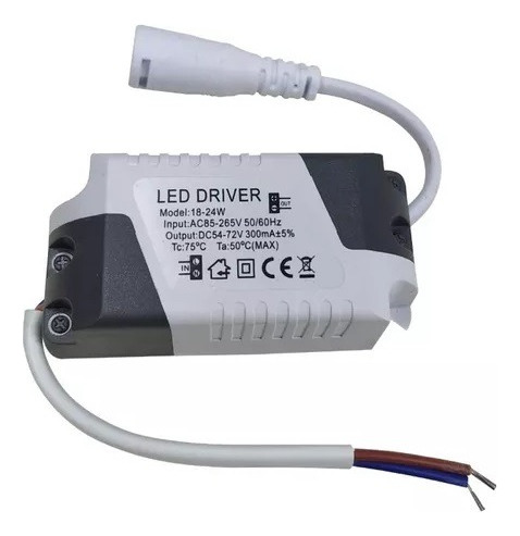 Driver Balastro Led 6w, 9w, 12w, 18w, 24w 