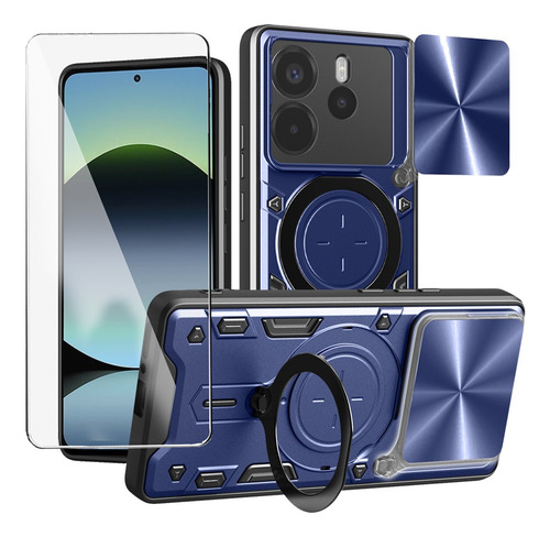 Rudo Uso Funda Case Para Xiaomi Redmi Note 14 4g+screen Mica