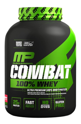 Imagen 1 de 2 de Whey Protein 5 Lb Musclepharm Combat Proteina Usa