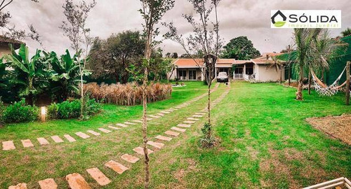 Excelente Chacara A Venda No Condominio Santa Rosa Em Jundiai Sp. - Ch0019