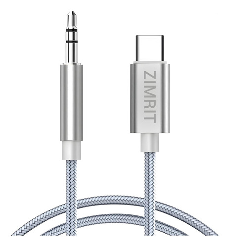 Cable Zimrit Usb Tipo C A 35 Mm Audio Aux Jack Cable De 3