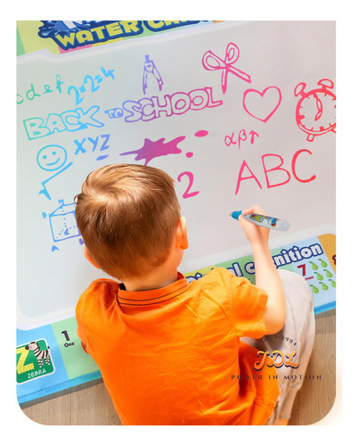 Lienzo De Grafiti Colorido Para Niños, Grande, Lavable, 80 X